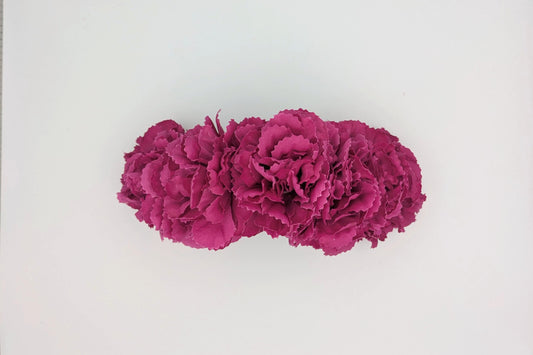 Diadema de Claveles Buganvilla para Flamenca - SolFlamenca