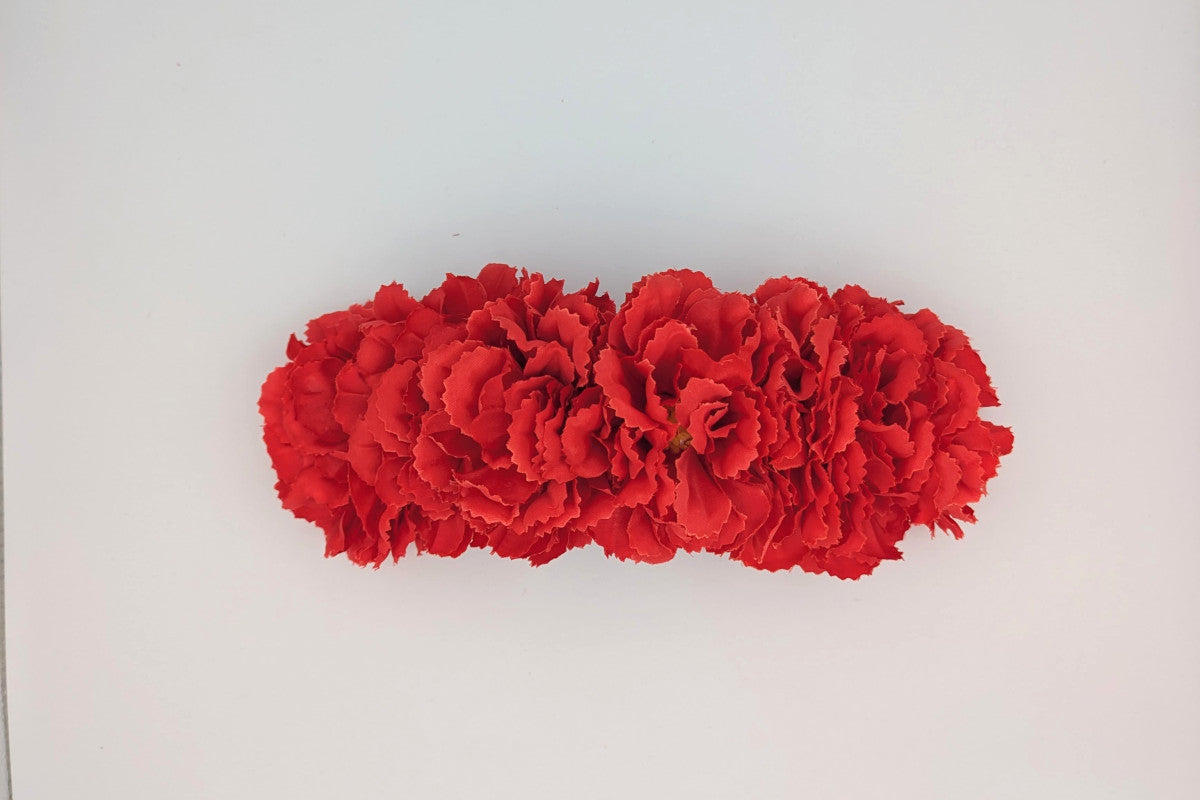 Diadema de Claveles Rojos para Flamenca - SolFlamenca