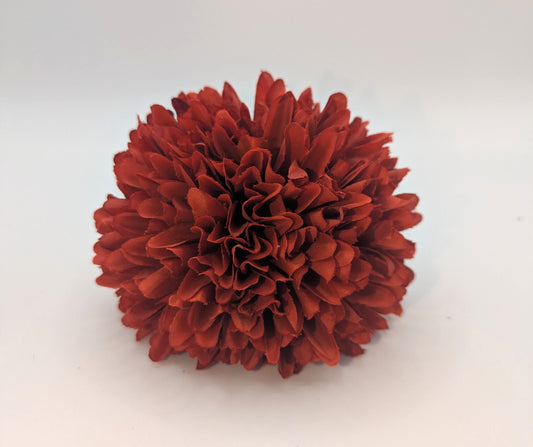 Flor flamenca estilo margarita en color teja, ideal para niñas en ferias y eventos - SolFlamenca